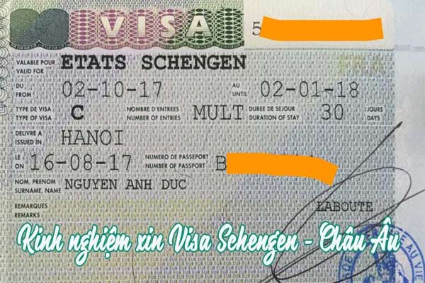 Tất tần tật chi tiết kinh nghiệm xin visa Châu Âu - Visa Schengen 2018