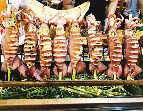Mực nướng kiểu thái - vacation travel