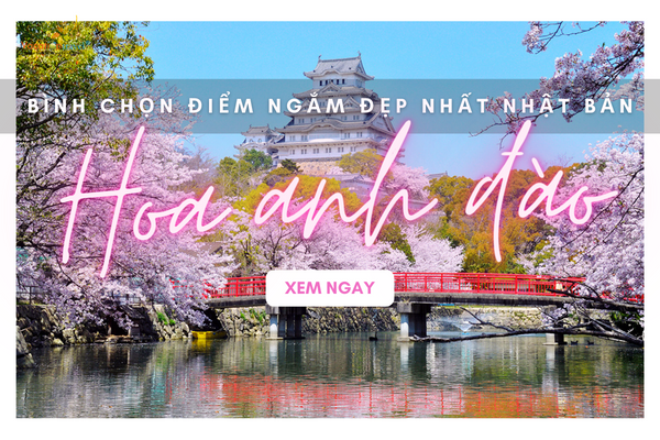 Tín đồ xê dịch đã bình chọn đâu là điểm ngắm hoa anh đào đẹp nhất Xứ Nhật?