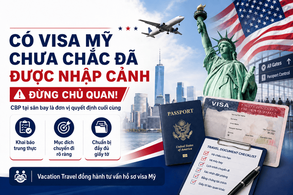 Có Visa Mỹ Chưa Chắc Được Nhập Cảnh: Những Điều Cần Biết