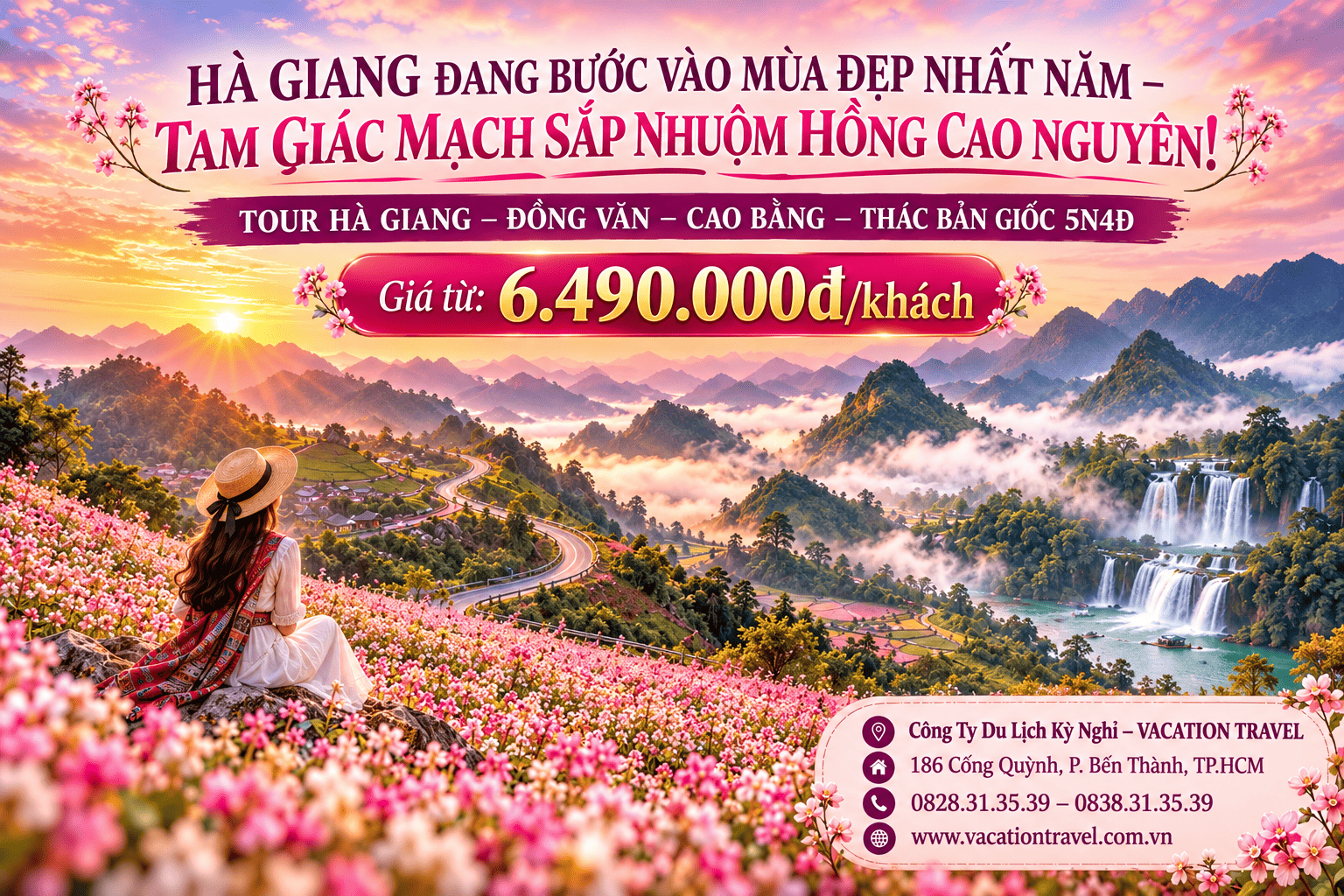HÀ GIANG MÙA HOA TAM GIÁC MẠCH – MÙA ĐẸP NHẤT TRÊN CAO NGUYÊN ĐÁ