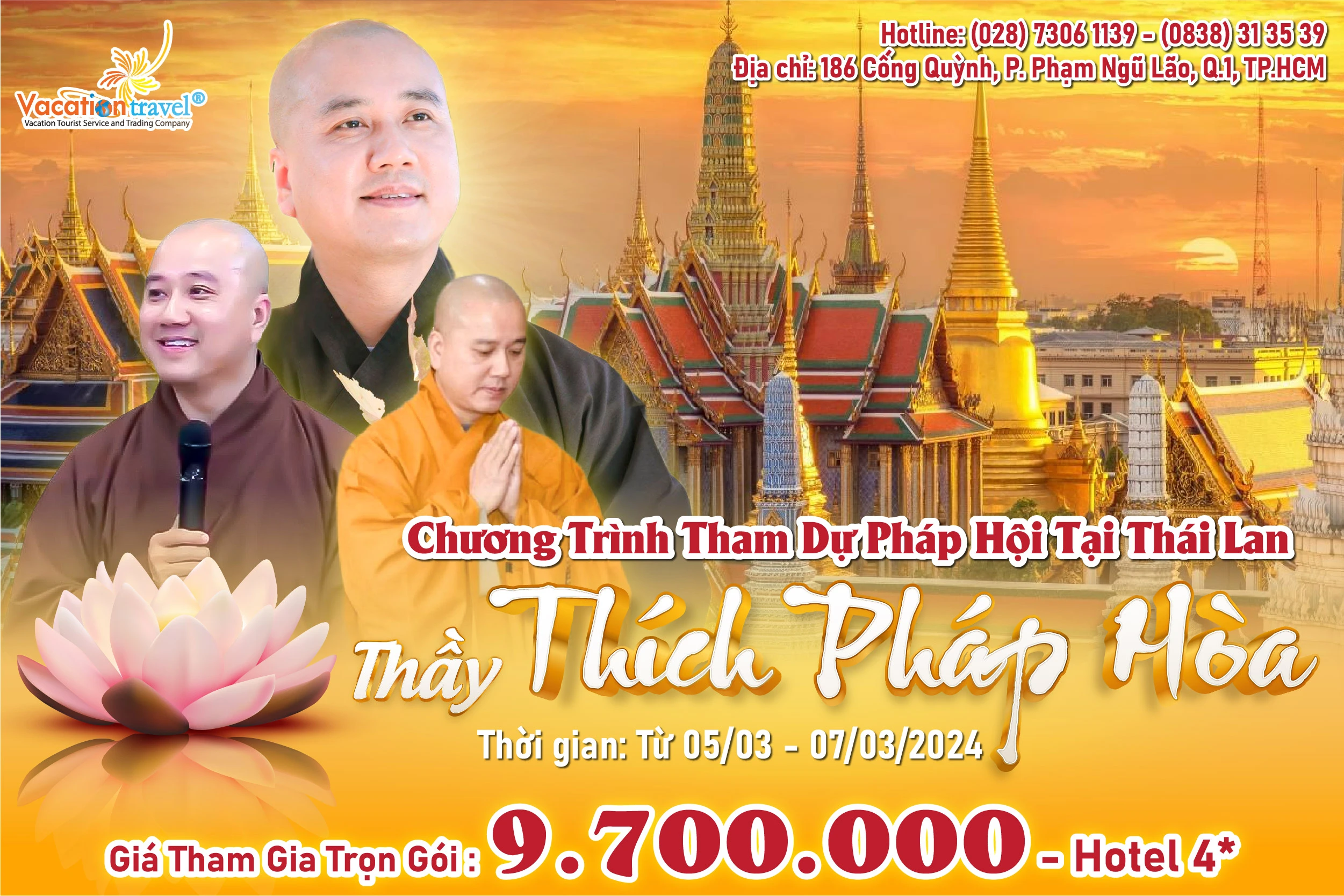 Pháp Hội Tại Thái Lan, Khoá Tu mùa Xuân cùng thầy Thích Pháp Hoà