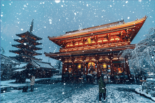 Tour Nhật Bản Mùa Đông 5N5Đ – Trượt Tuyết Fujiten, Osaka, Kyoto,