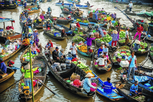 Tour Sài Gòn – Mỹ Tho – Bến Tre – Châu Đốc – Cần Thơ – Chợ Nổi 3N2Đ
