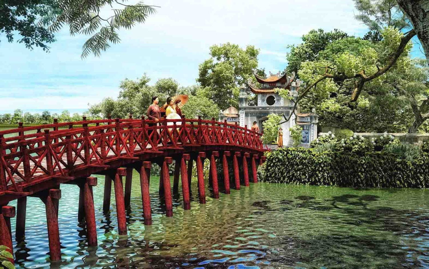 Đền Ngọc Sơn - Du lịch Hà Nội dịp Tết Nguyên Đán